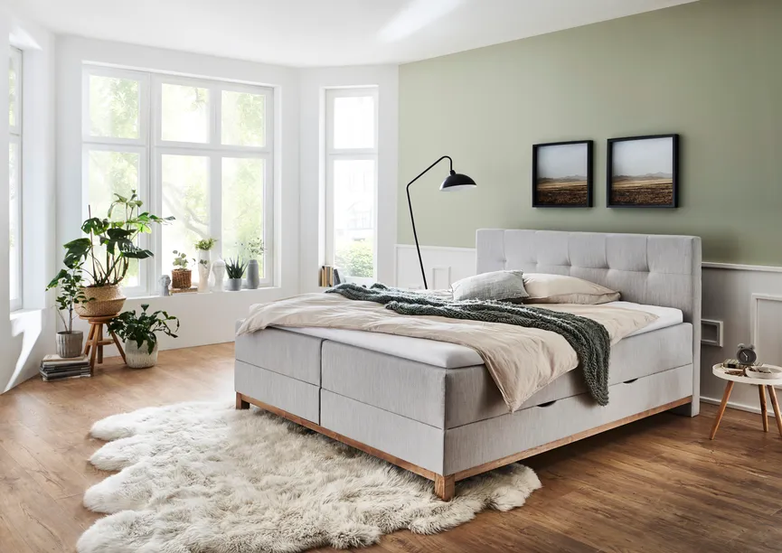 Boxspringbett LF 160x200 cm milieu