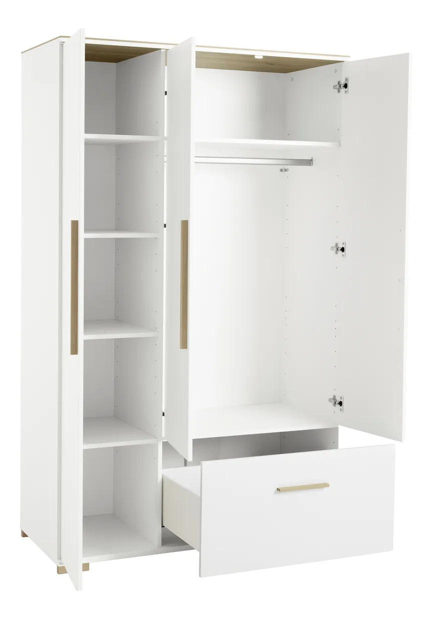 Kleiderschrank 3-trg. detail