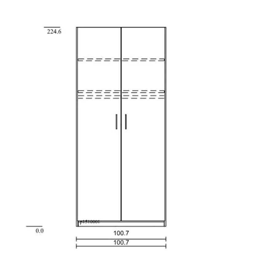 Drehtürenschrank Basic detail
