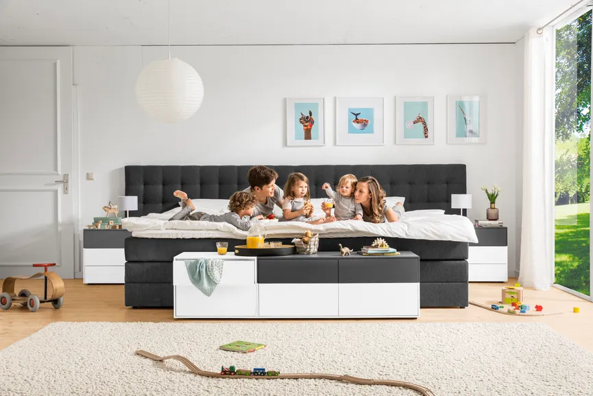 Boxspringbett (Familienbett) detail