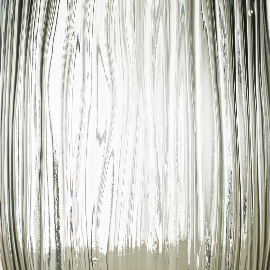 Vase "Welle" S grau-grün material_farbe