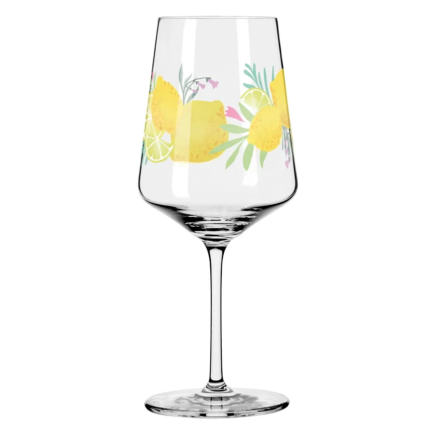 Limoncelloglas "Sommertau" detail