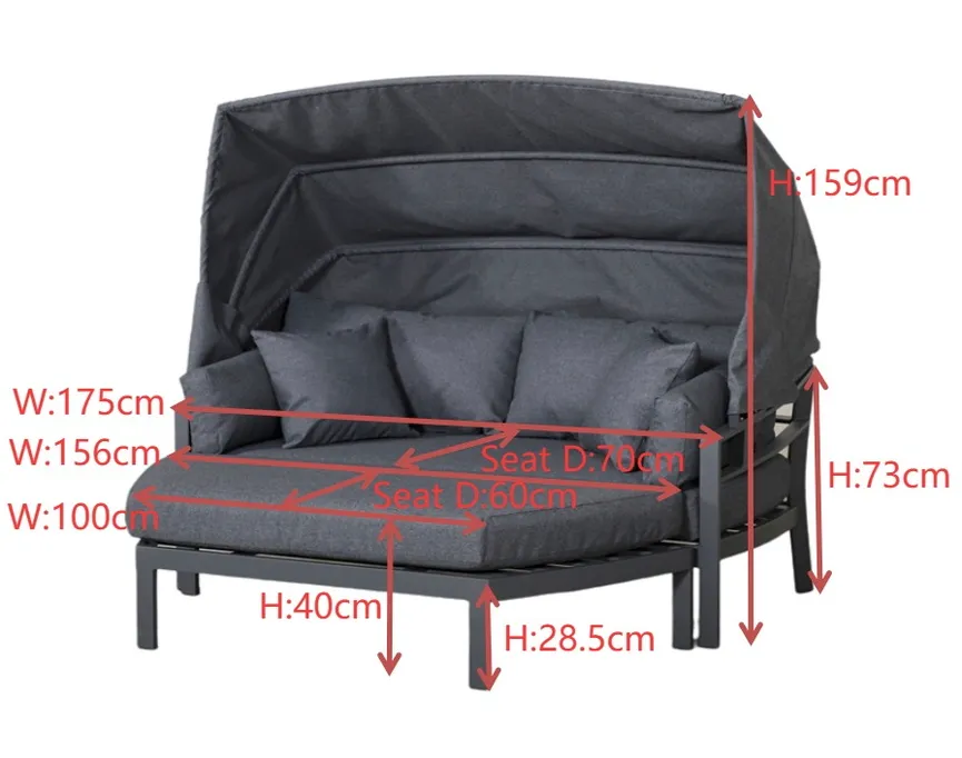 Sonneninsel mit Hocker detail