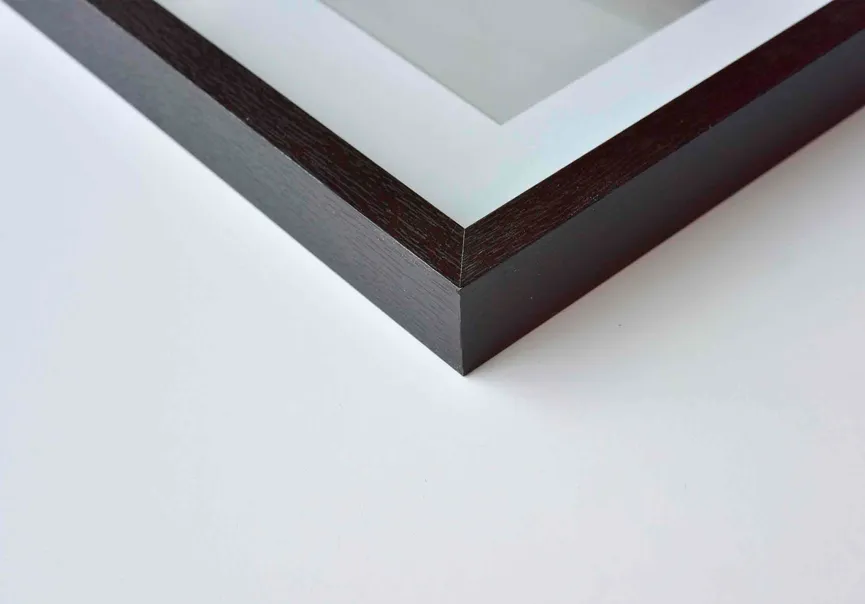 Rahmen Aura 23x50 cm schwarz detail