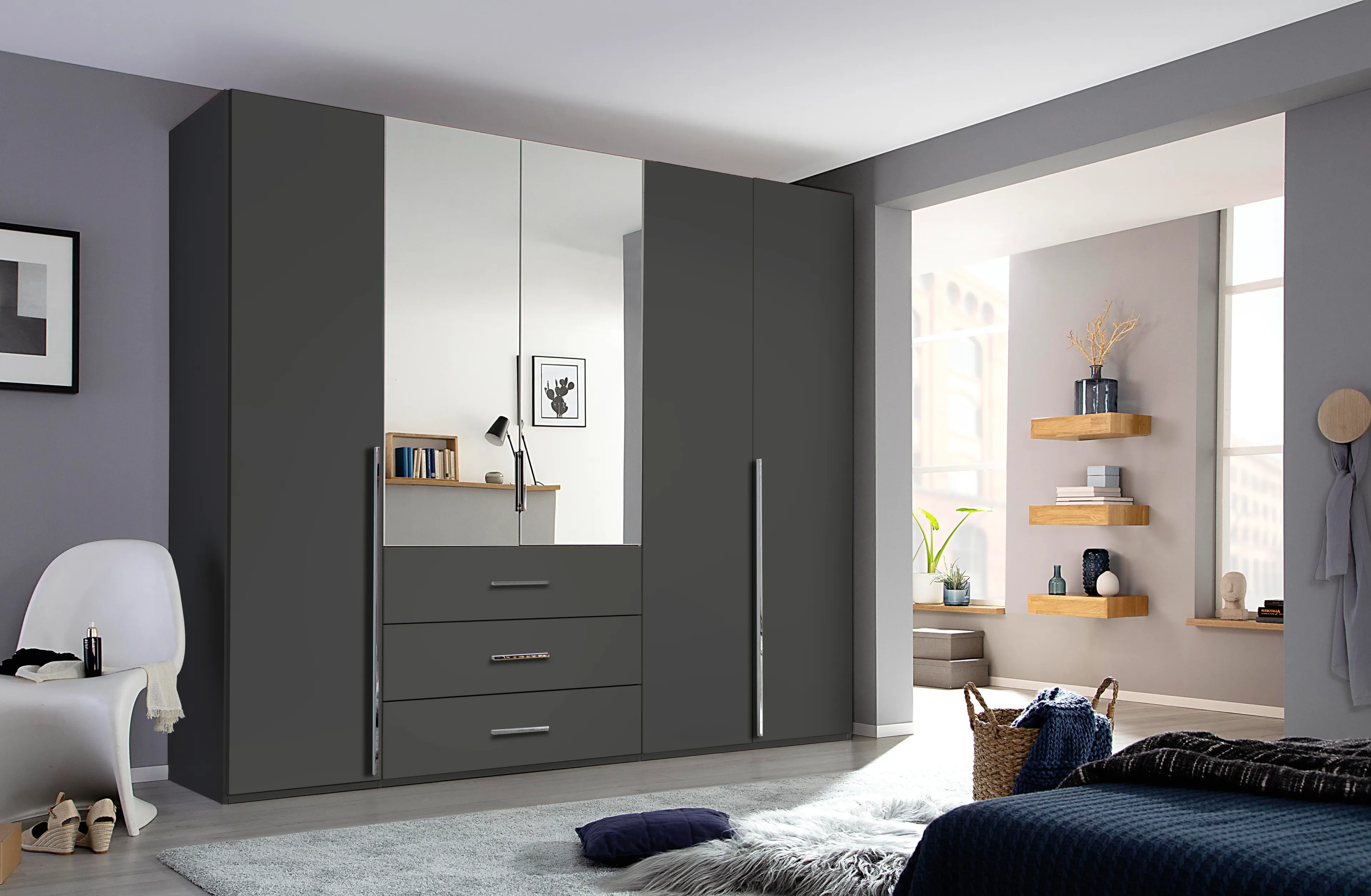 Kleiderschrank Montclar 251 x 223 cm