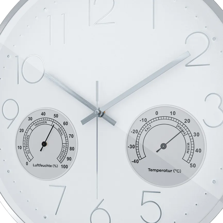 Quarz-Wanduhr detail