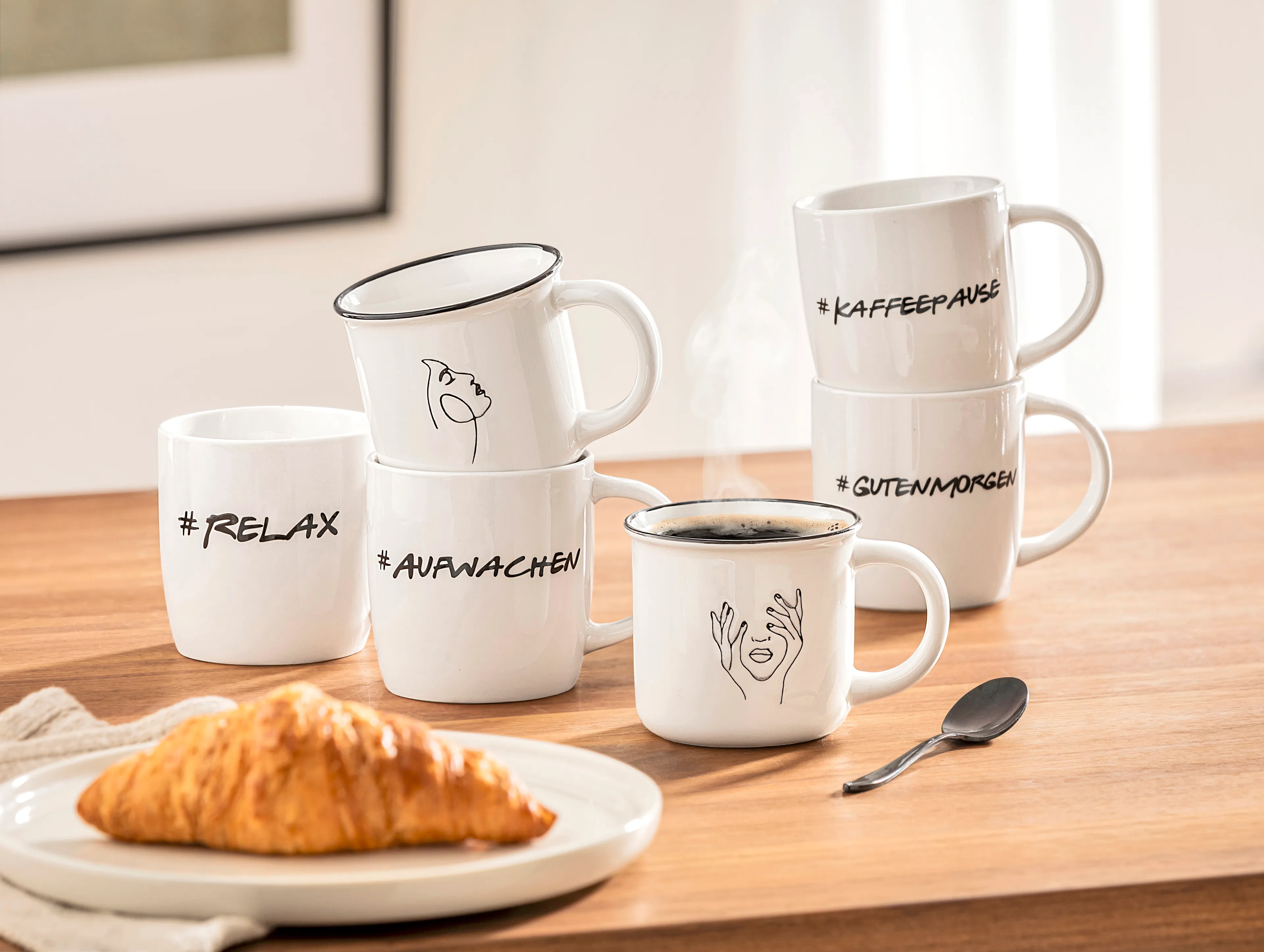 Kaffeebecher Gesicht 300 ml
