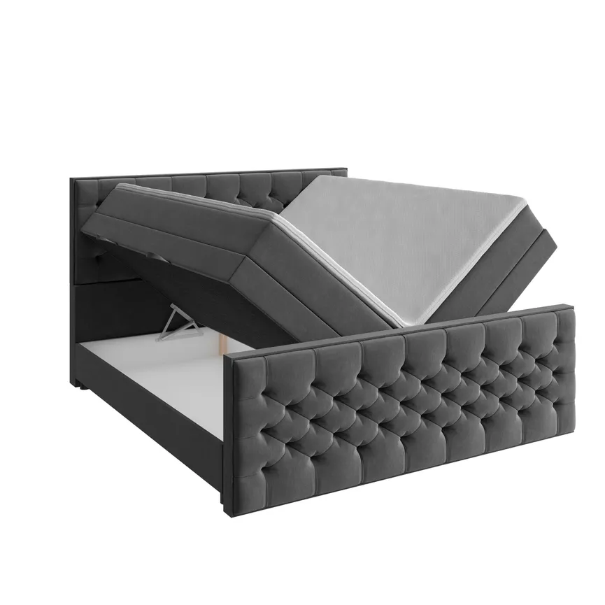 Boxspringbett 200x200 cm detail