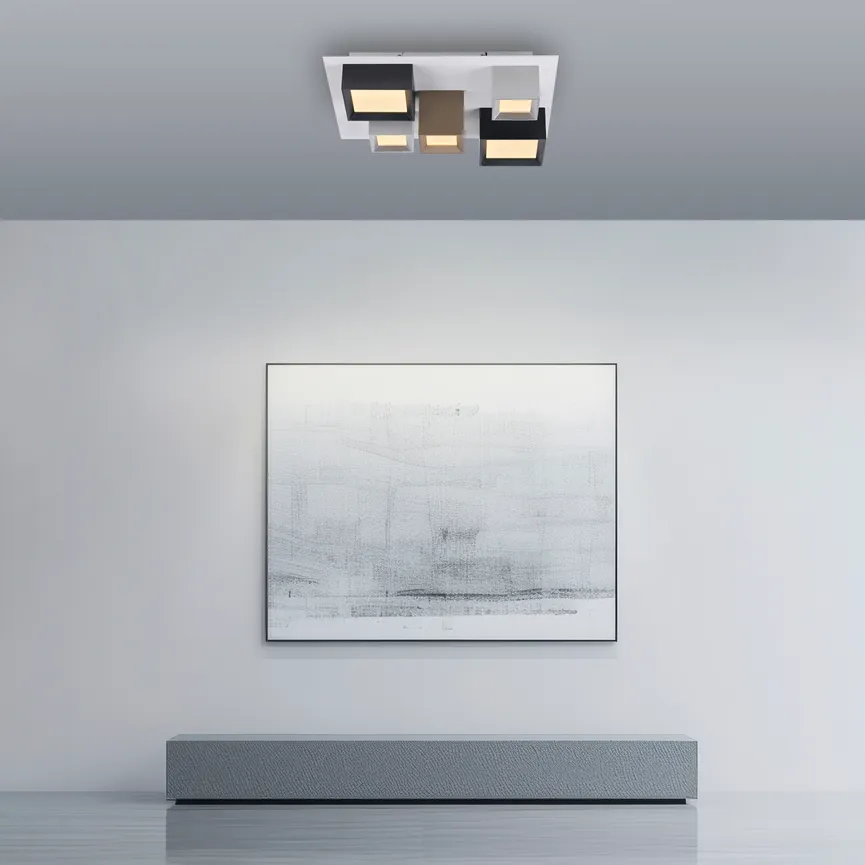 LED-Deckenleuchte "Pure Manhat milieu
