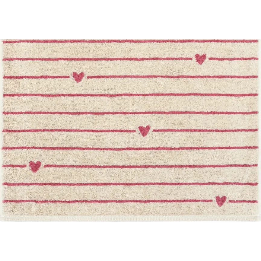 Handtuch Hearts 50x100cm material_farbe