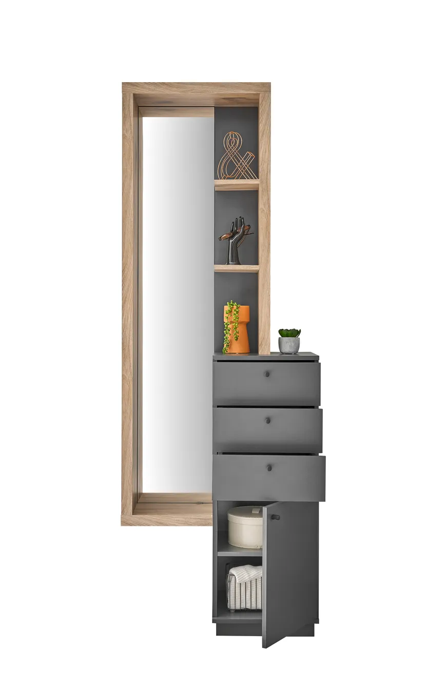 Kompaktgarderobe detail
