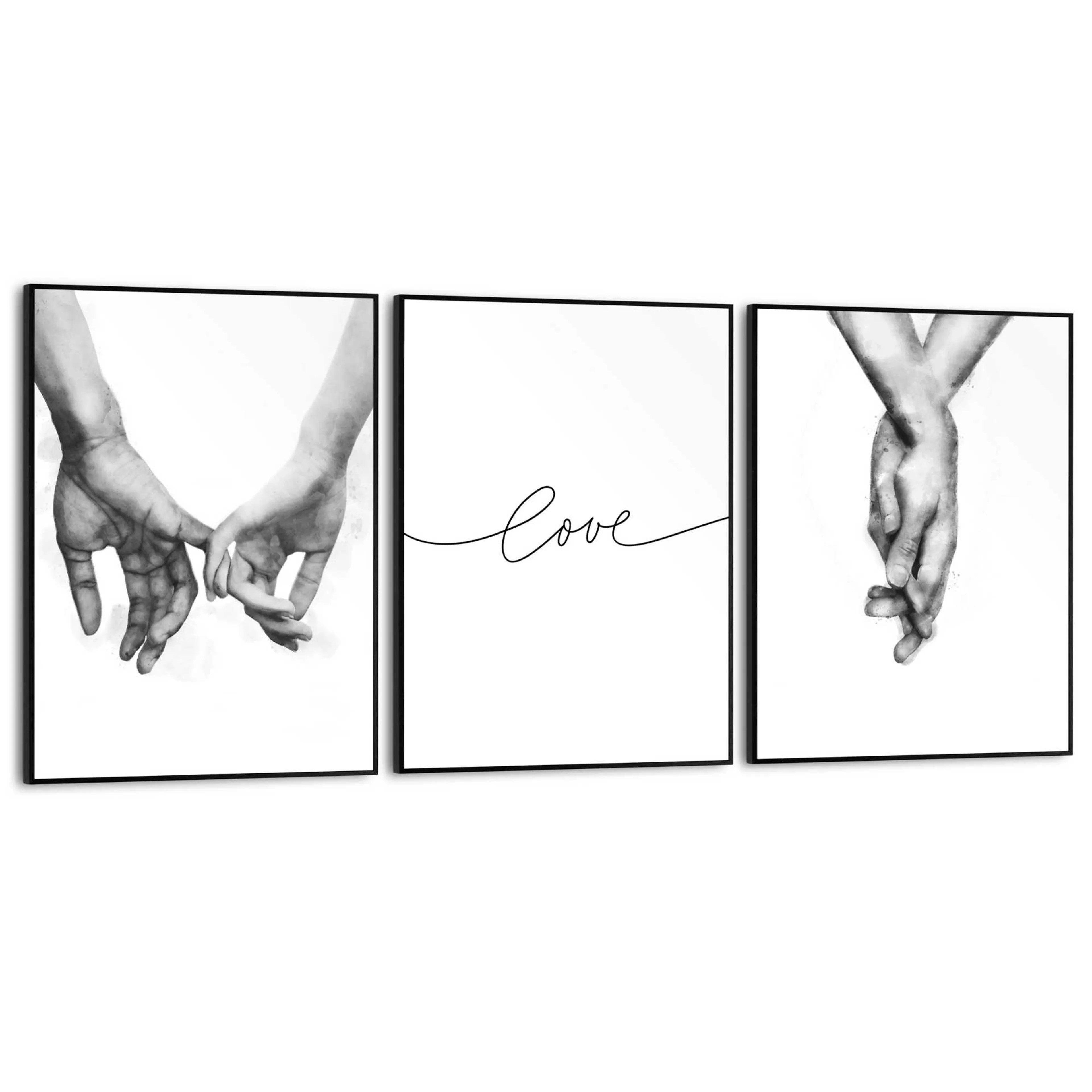 Wandbild Loving Hands 3tlg.