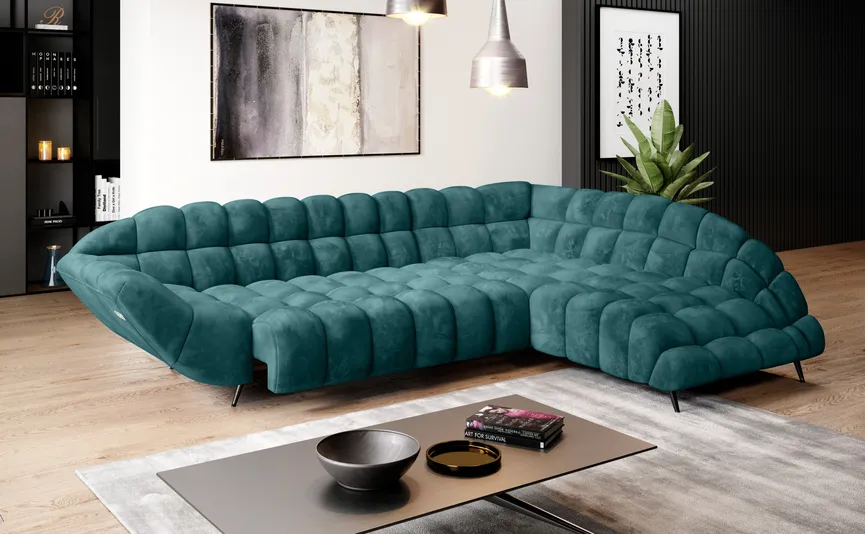 Ecksofa motorisch detail