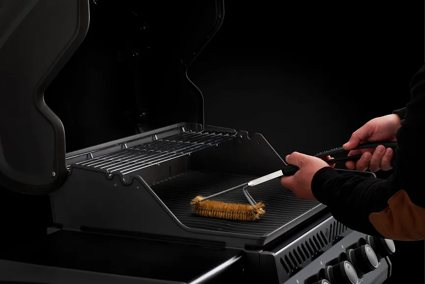 Messing Grillbürste milieu