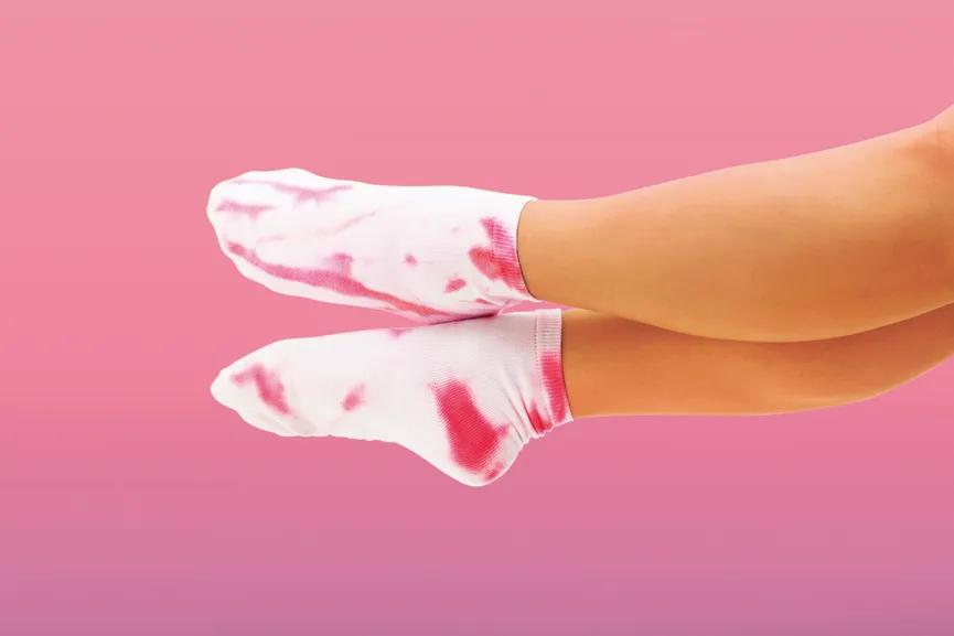 Socken "Eiscreme" detail