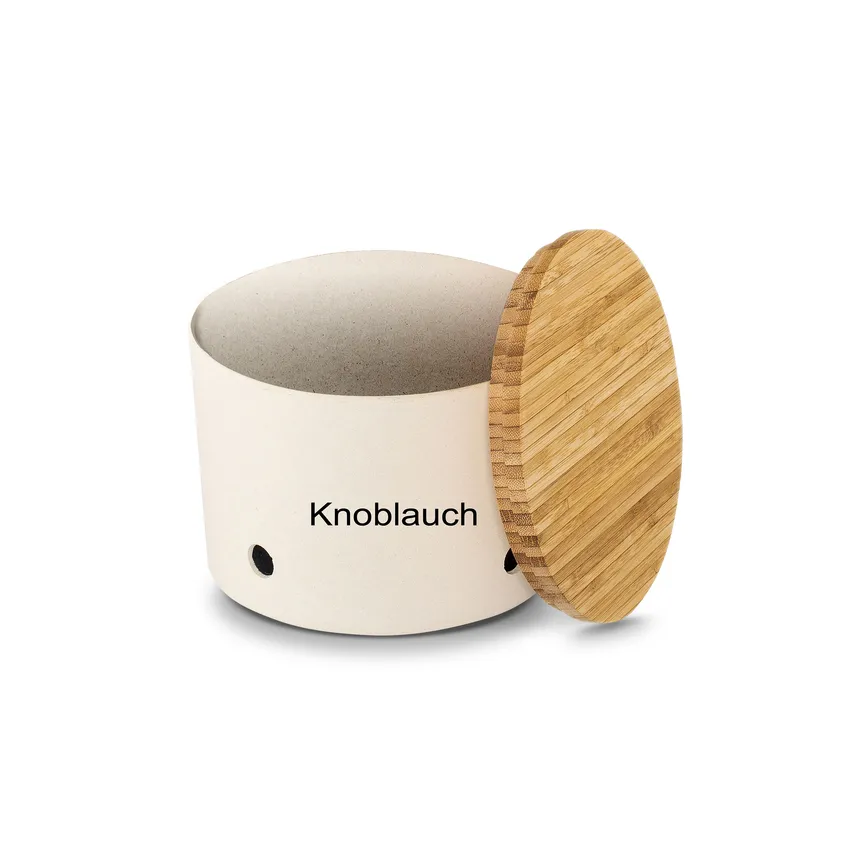 Knoblauchtopf offwhite detail