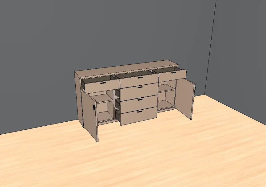 Sideboard detail