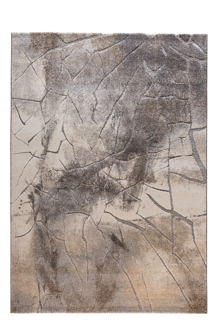 Designteppich Grau Stone 67 x 130 cm