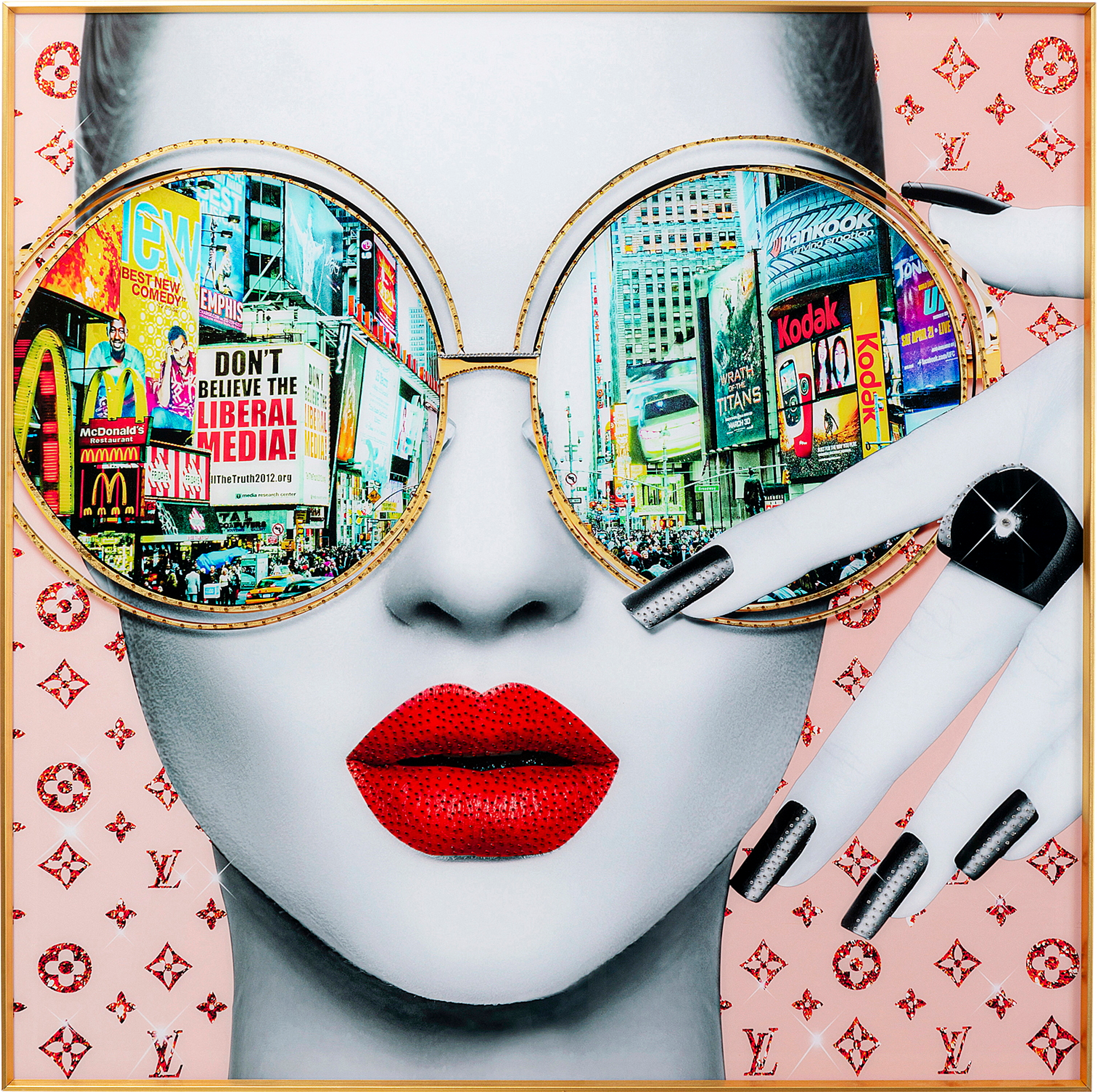 Wandbild 120 x 120 cm