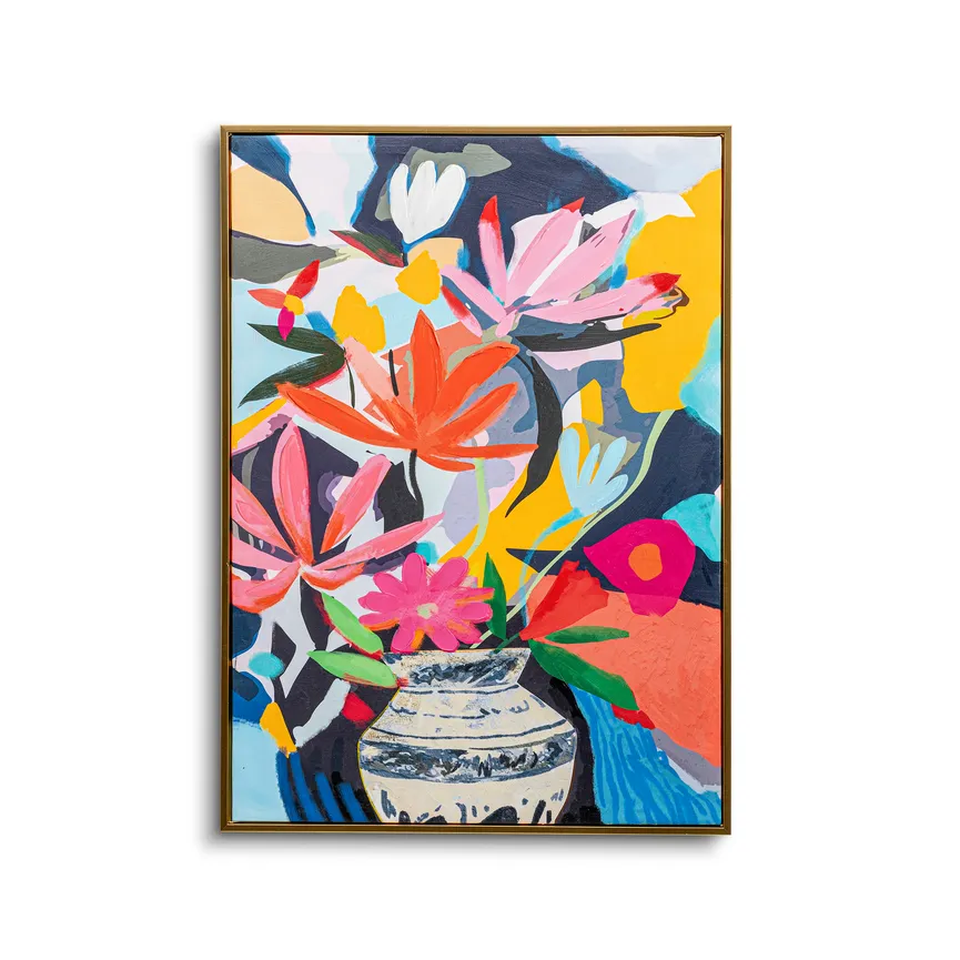 Bild gerahmt "Colorful Flower" hauptaufnahme