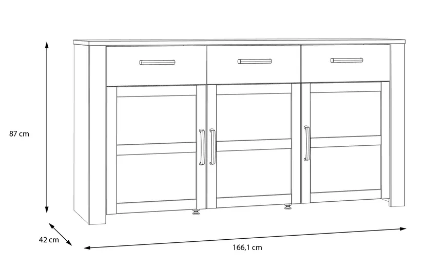 Sideboard detail