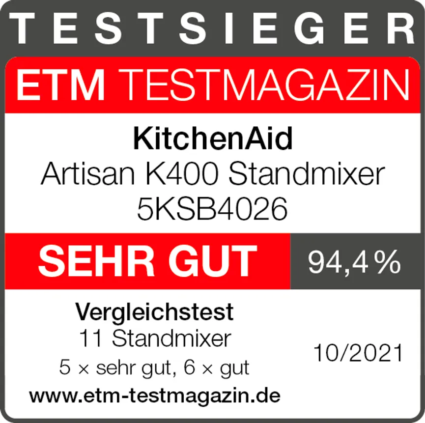 Standmixer Artisan K400 rot funktion