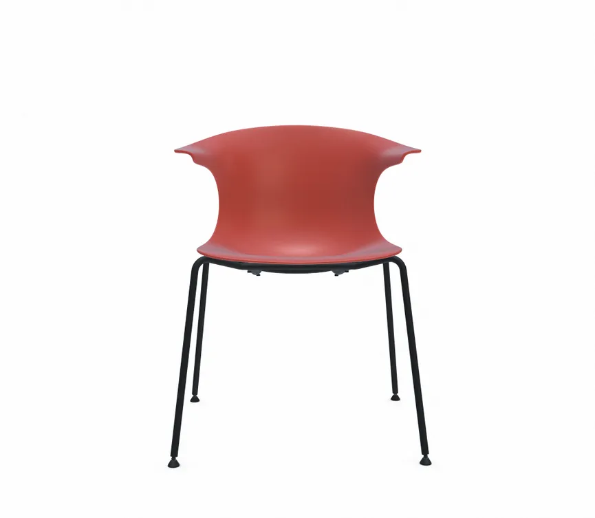 Stuhl 4 Legs black detail