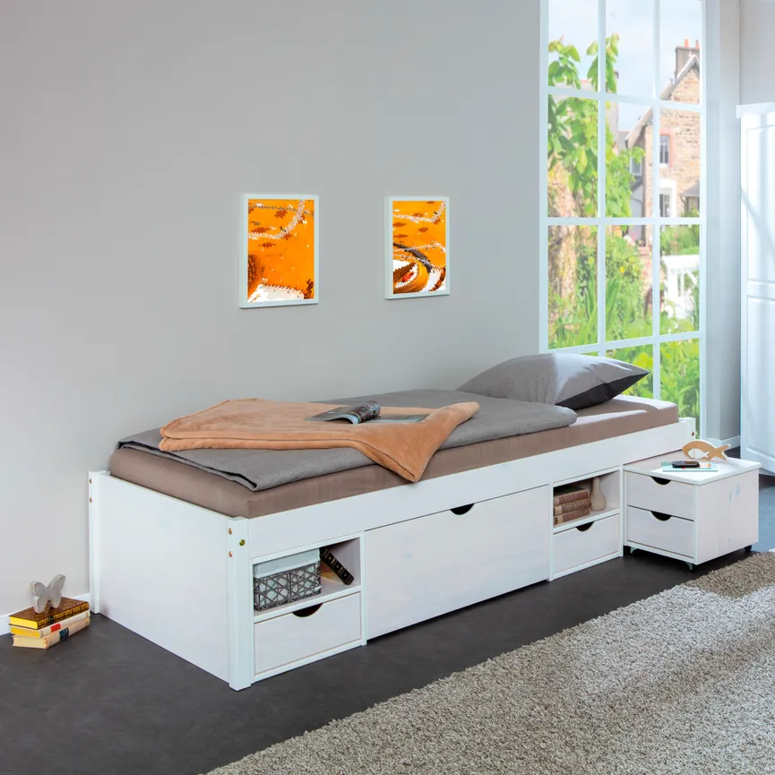Funktionsbett 90x200 cm milieu