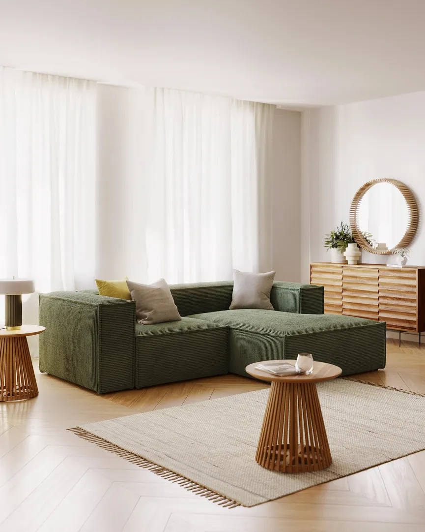 Ecksofa 2-Sitzer milieu