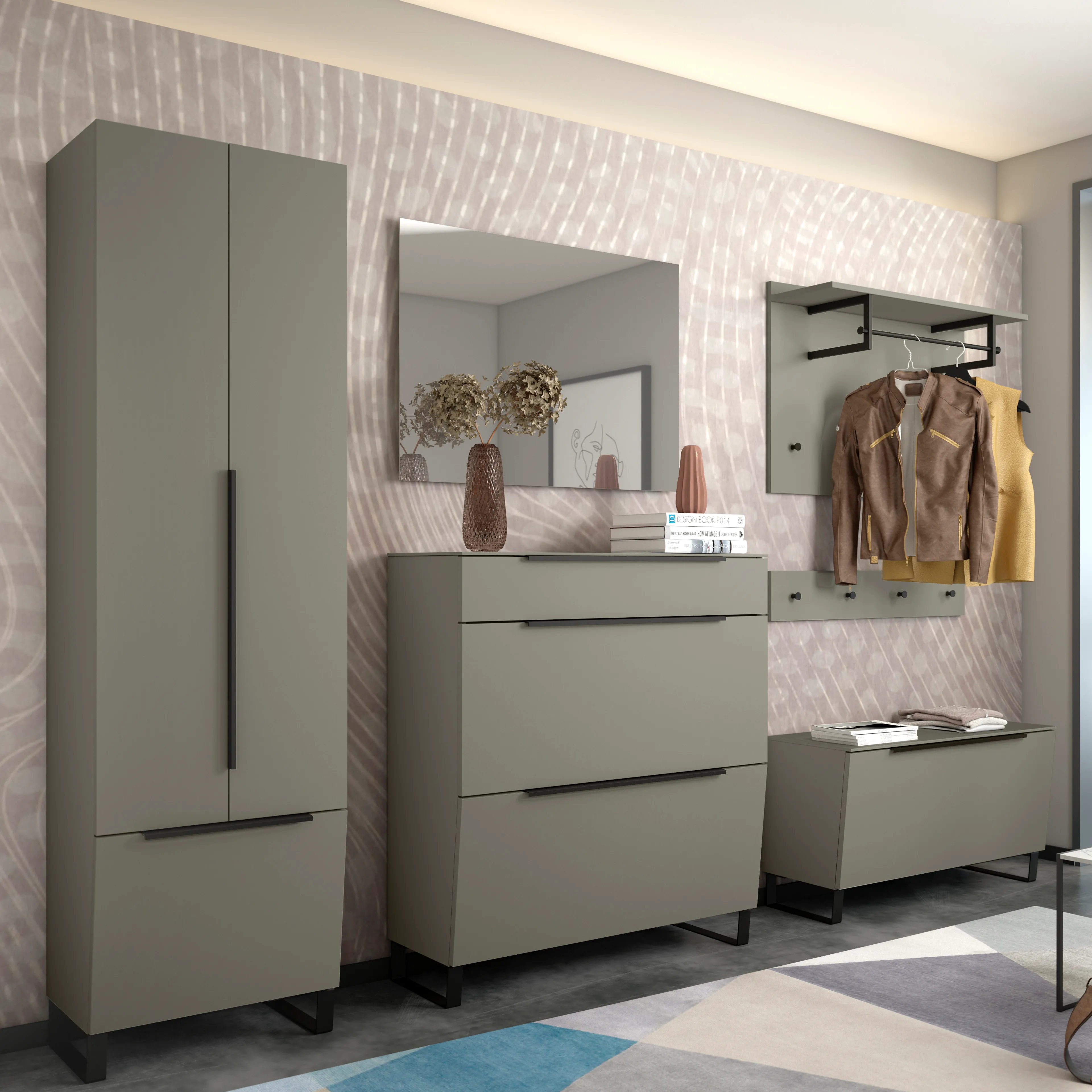 Stand-Mehrzweckschrank Milana