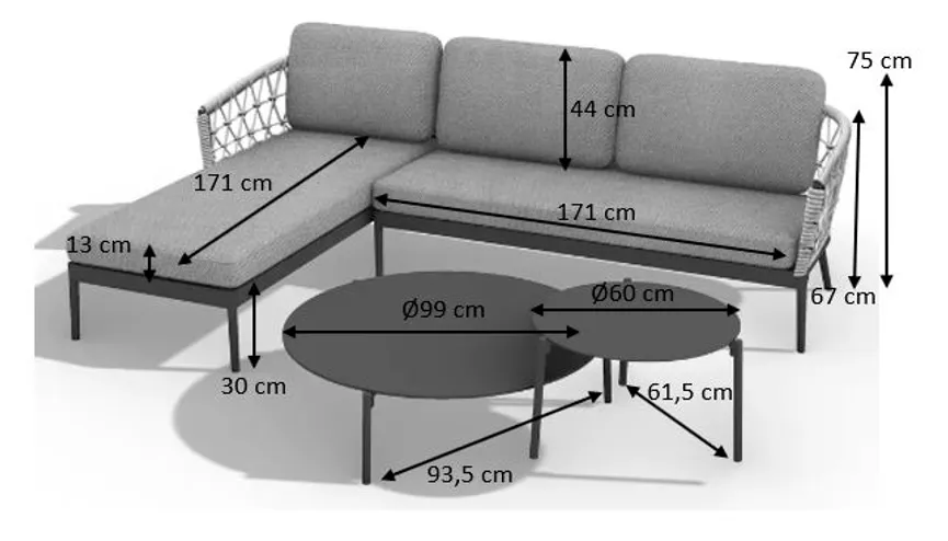 **Ecklounge klein links detail