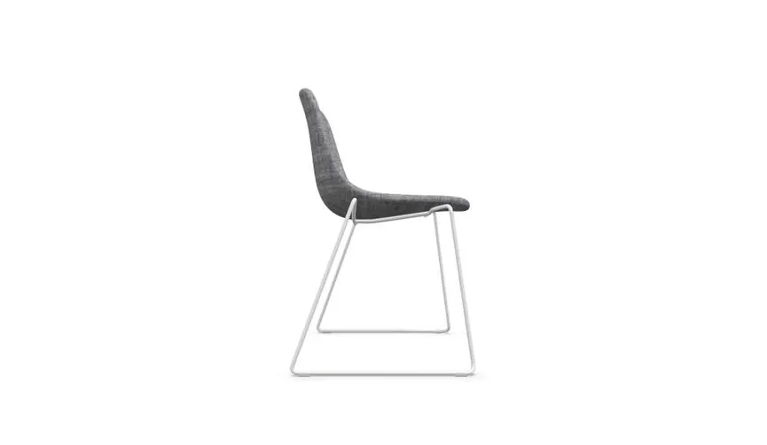Stuhl Sled fully upholstered detail
