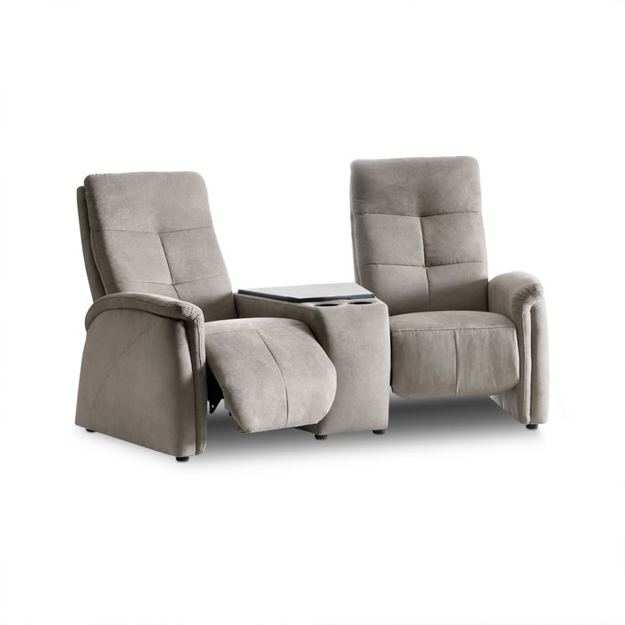 Exxpo by Gala Rundsofa mit Zwischentisch Beige Tivoli