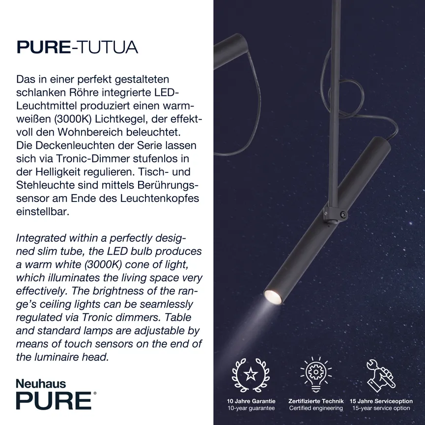 Stehleuchte "PURE-Tutua" detail