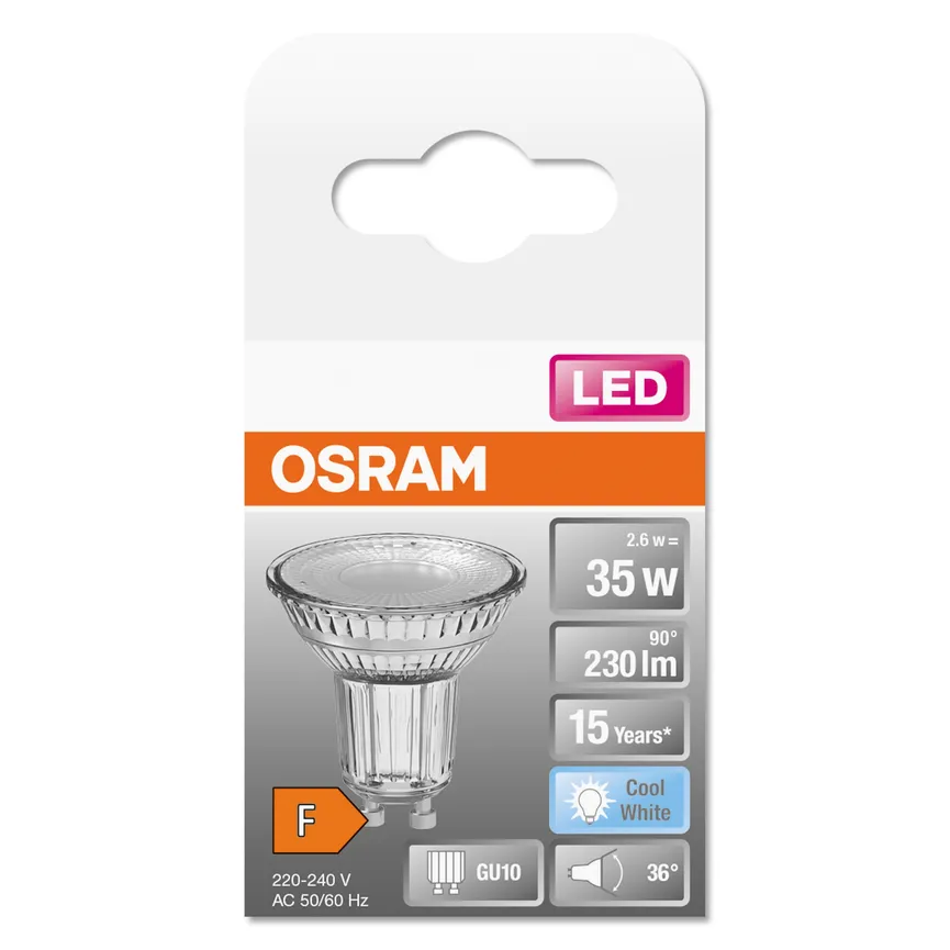 GU10/2,6W LED Strahler detail