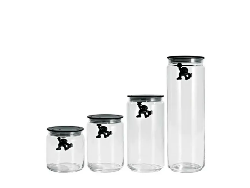 Dose "Gianni" 900 ml schwarz detail