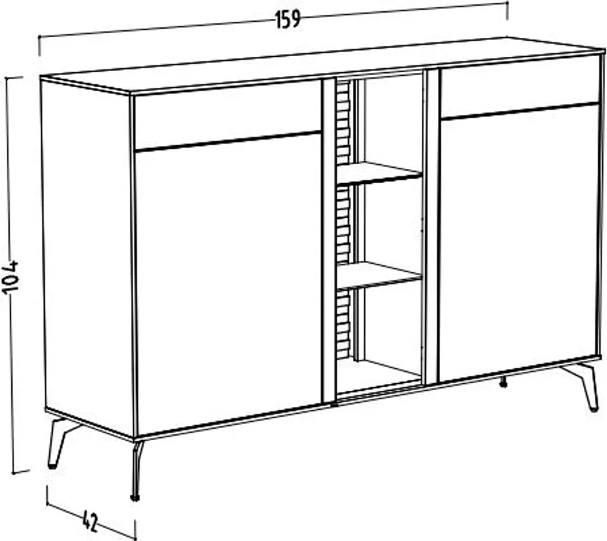 Sideboard 159cm detail