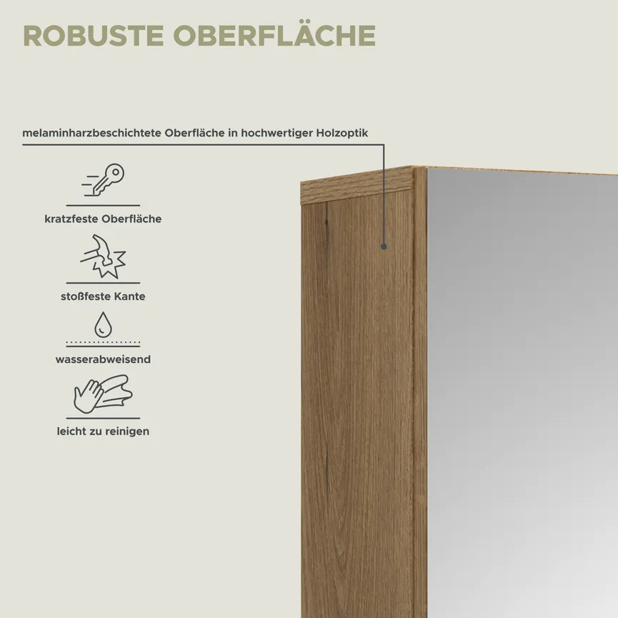 Spiegelschrank detail