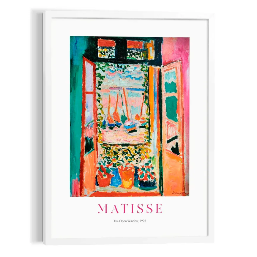 Bild gerahmt "Matisse Window" hauptaufnahme