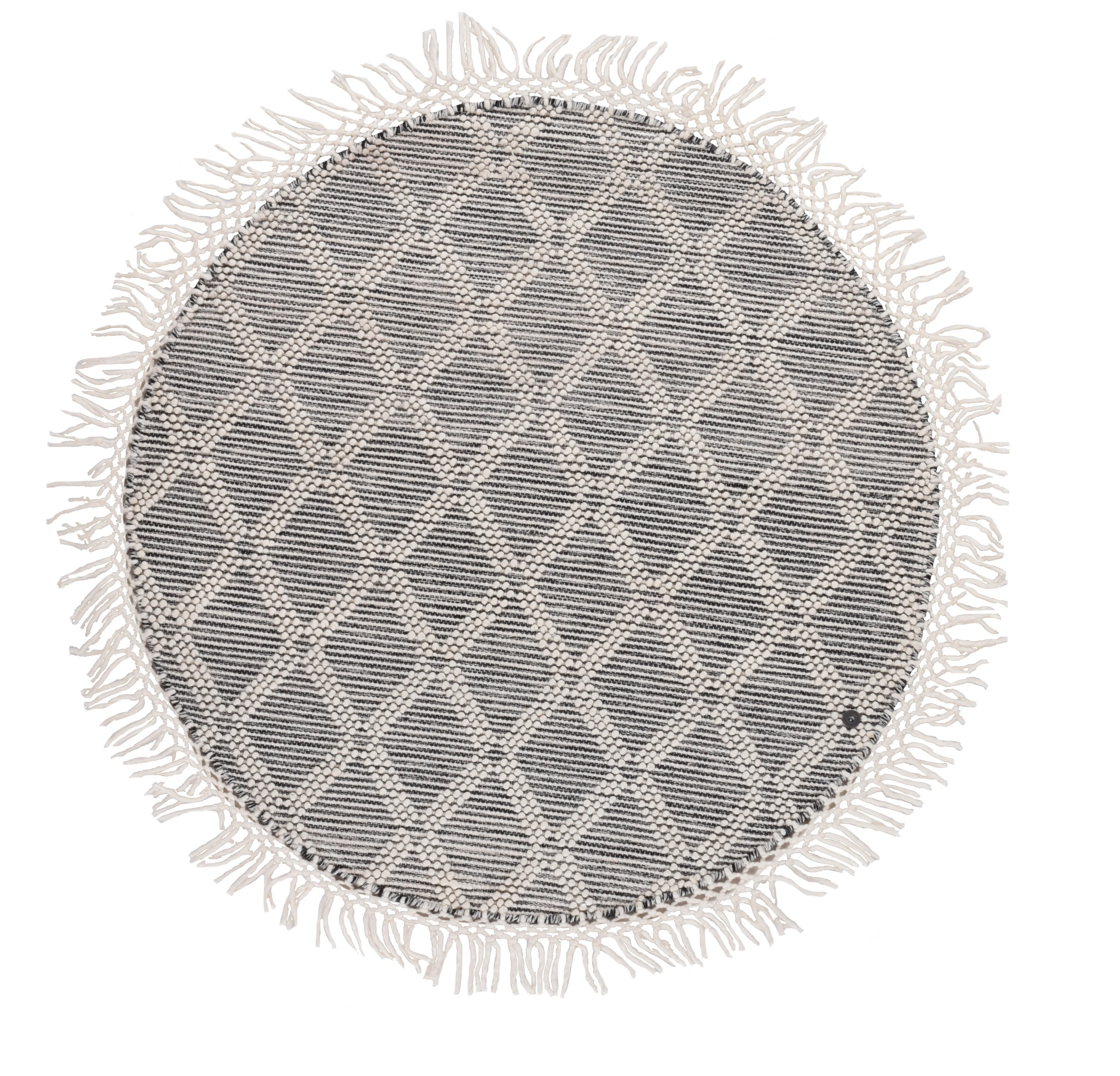 Webteppich  Colored Macrame Ø 140 cm