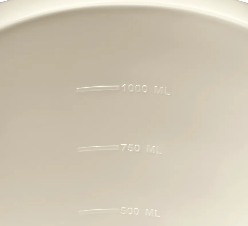 Rührbecher 1 L grau detail