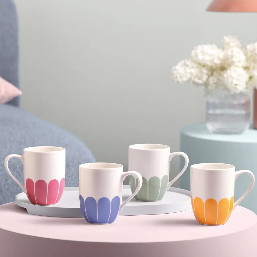 Becher "Fleur" 290 ml bleu milieu