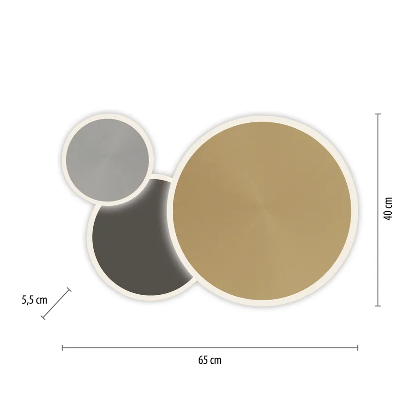 Deckenleuchte "Q-Piatto" detail