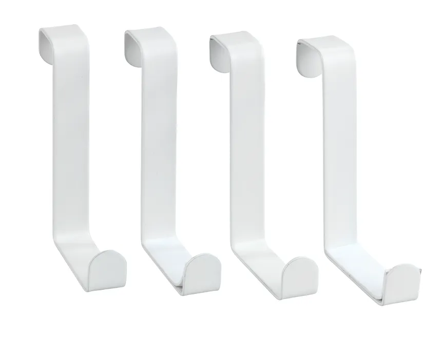 Türgarderobenhaken weiß matt detail