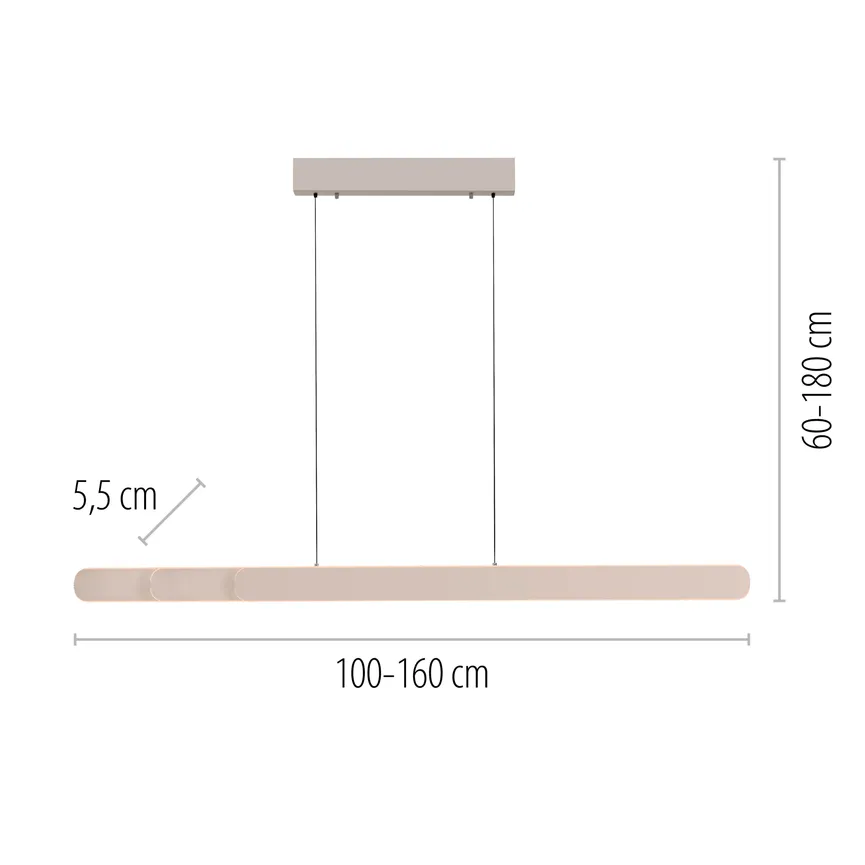 Pendelleuchte "ADRIANA ROUND" detail