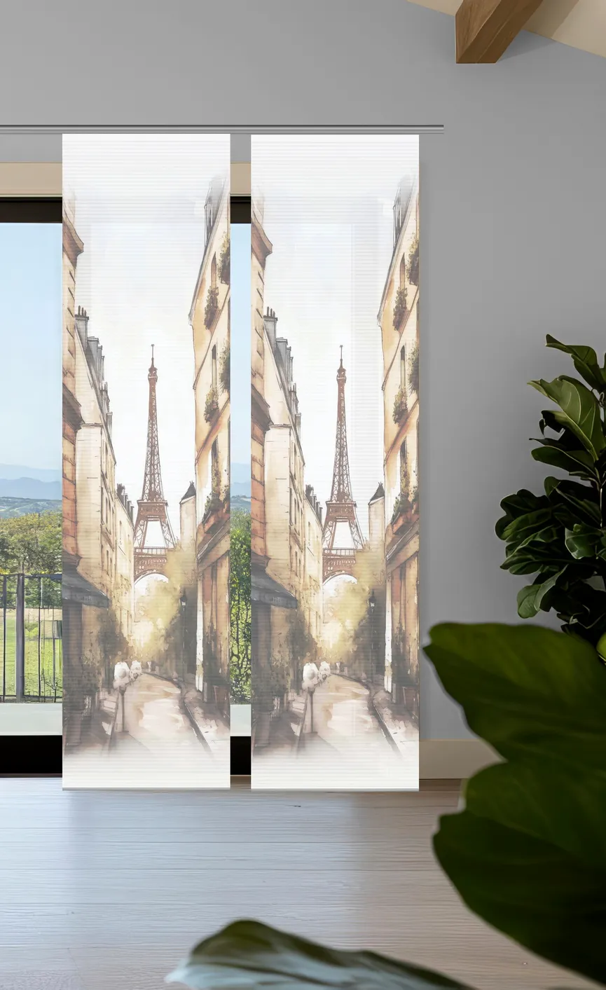 Schiebevorhang FRANCQ 2er Set milieu