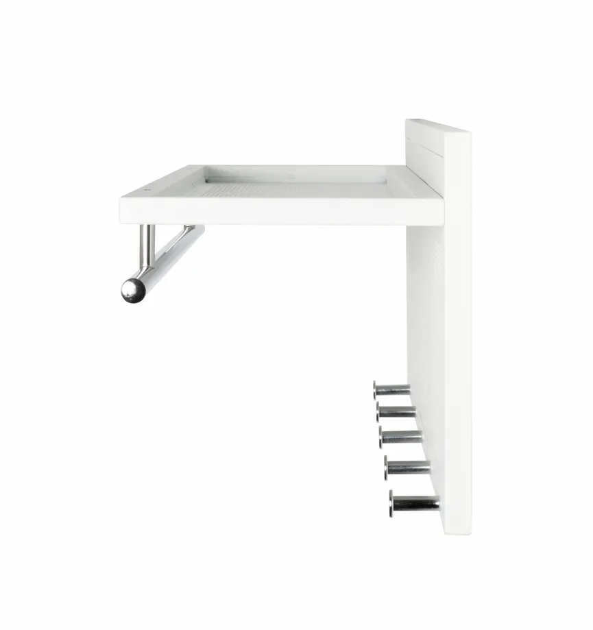 Wandgarderobe detail