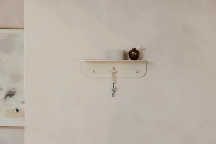 Wandgarderobe detail
