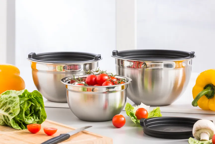 Schüsselset Edelstahl 3tlg. milieu