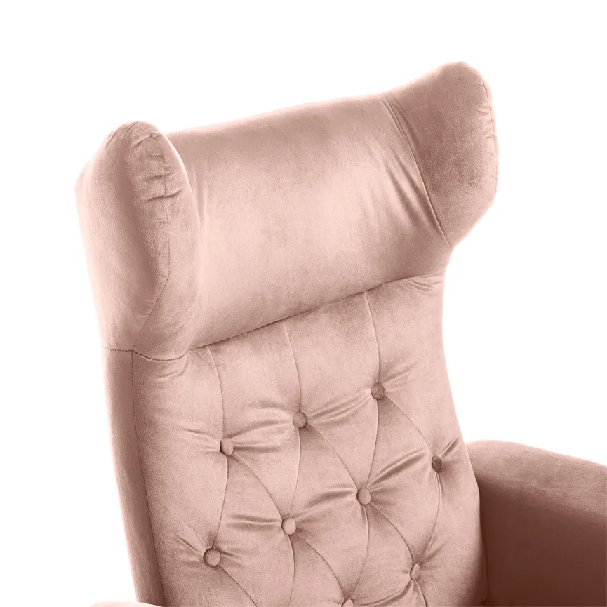 Relaxsessel + Hocker detail